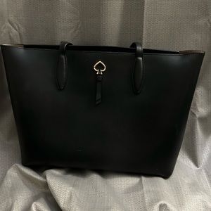 Kate Spade ♠️ Black Leather Tote